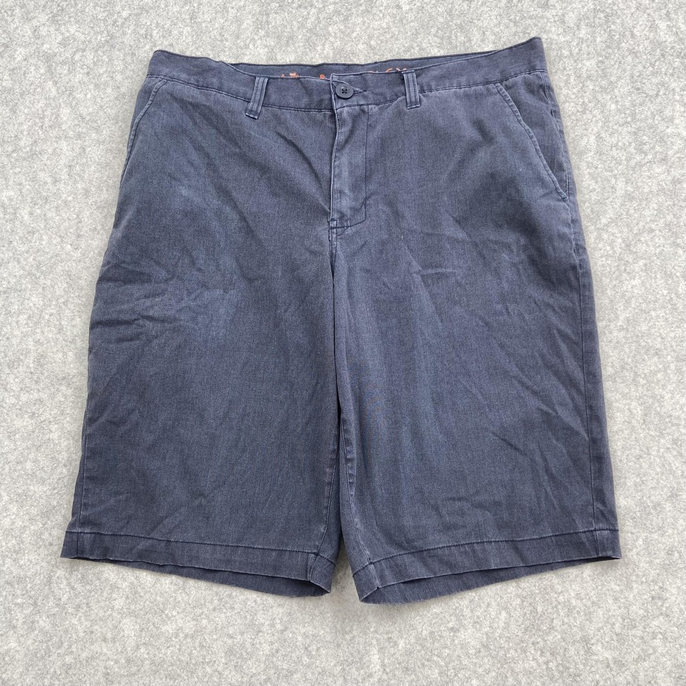 Urban Pipeline Shorts Mens 34 (35x10) Blue Max Flex Chino Stretch Casual Summer